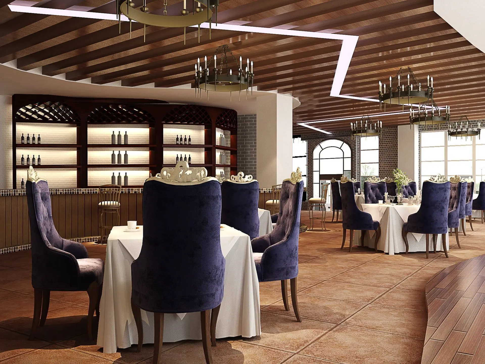 NoravellehotelStay luxus étterem belső tér